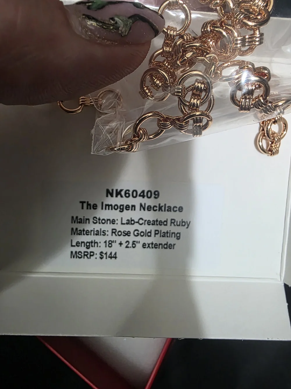 Bomb Party Necklace & Ring Set July 2026